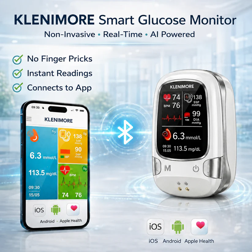 2026 Pryxo™ 2nd Generation 10-in-1 Smart Wellness Monitor – No-Prick Daily Health Tracking