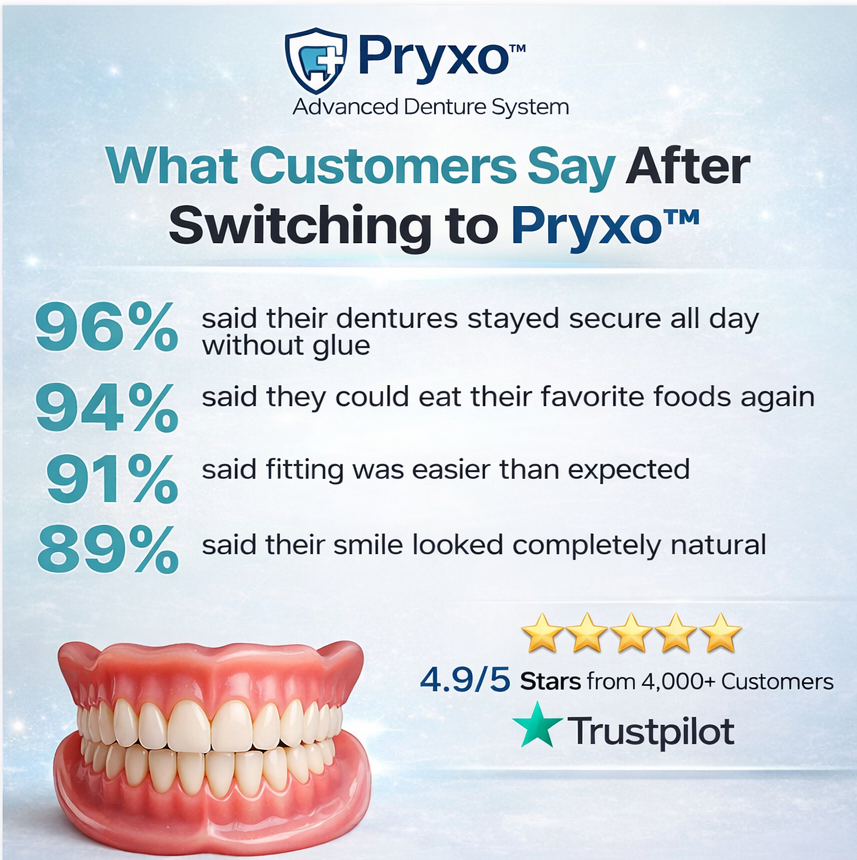 70% off! ⏰Pryxo™ Complete Dentures -- Free shipping