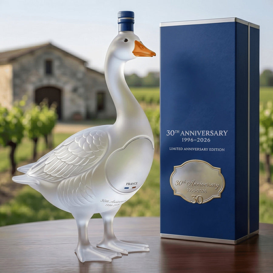 Glass Craft Anniversary 3D Sculpted Vodka Bottle