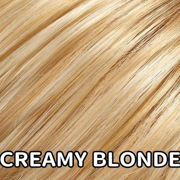 Creamy blonde wig color